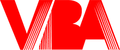 A red logo with the letter v on it, representing VicBlends.